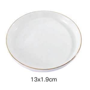 セラミックジュエリー皿トレイクリエイティブ磁器装身具複数形ラウンドスクエアトレイ誕生日感謝祭ギフト - Product Image 3