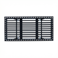Grille de ventilation linéaire encastrée sans cadre en aluminium pour climatisation centrale, montage encastré, adaptée aux applications au plafond et au mur