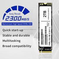 SSD Internal PCIe NVMe M.2 4TB 2280 3.0 2800MB/s Baca/2480MB/s Tulis untuk Laptop/Komputer Desktop, Kinerja Baru Langsung dari Pabrik