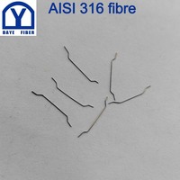 Fibre en acier inoxydable AISI 316 à extrémité crochetée de 13 mm/0,2 mm, équivalente à la fibre en acier Draix en termes de propriétés, pour bâtiments en béton préfabriqué