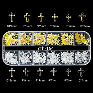 Décorations 3D pour ongles : Rivets métalliques, étoiles, coquillages, garnitures en résine, accessoires de <span class=keywords><strong>manucure</strong></span> DIY en vrac avec logo personnalisé - Product Image 6