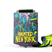 Médailles de finisseur de course de marathon 5K de Taekwondo, conception personnalisée, médaille en métal ultra-résistante, médaille de récompense pour course de trail