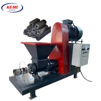 Máquina de Briquetas de Biomasa Kemi, Máquina para Hacer Carbón de Aserrín con Capacidad de 260-350 kg/h, 380V, para Producción de Combustible Hexagonal