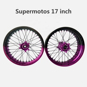 Accessoires Custom Logo ultra Bee, <span class=keywords><strong>jantes</strong></span> argentées pour Sur Ron Ultra Bee, pièces détachées, ensemble de roues Supermoto 2025, 17 pouces - Product Image 4