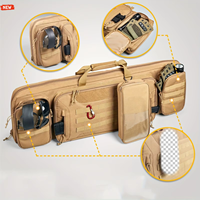 Sac à dos tactique imperméable de 36 pouces pour le sport de plein air, le tir et le transport, grande capacité, double compartiment pour fusils longs