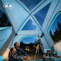 Tente de hayon arrière pour SUV Kawagebo Kamp (KK) Oxford imperméable avec cadre en acier renforcé et bâche de protection contre la pluie