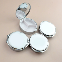 Boîtes de rangement pour pilules portables personnalisées avec logo, pour le camping en plein air, les voyages, les vitamines quotidiennes, les pilules