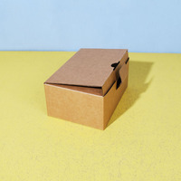 Boîtes d'emballage personnalisées en carton ondulé kraft brun écologique, recyclables, conformes aux normes FSC et RoHS, avec fermeture à rabat, pour produits