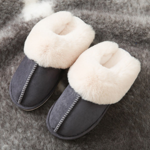 Pantoufles plates chaudes en peluche pour femmes, pantoufles d'hiver douces et confortables, chaussures en coton pour femmes, pantoufles d'intérieur en peluche, <span class=keywords><strong>fausse</strong></span> <span class=keywords><strong>fourrure</strong></span> en PVC - Product Image 6