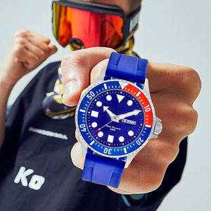 Montre pour homme BEN NEVIS Quartz Fashion Luxury avec boîtier rotatif, aiguilles lumineuses, affichage de <span class=keywords><strong>la</strong></span> date, bracelet en silicone, étanche - Product Image 5