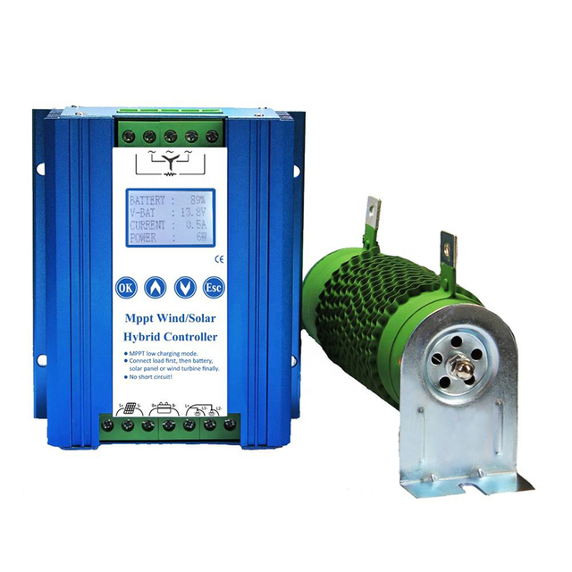30a 40a 60a 80a 100a Wind Turbine Controller MPPT Solar Panel Charger Regulator 12V 24V 36V 48V Amperage MPPT Charging C