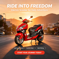 Moto électrique au design moderne, vitesse maximale élevée, tension 72V