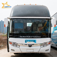 Bus de luxe d'occasion Yu Tong 12M à vendre, transmission manuelle diesel, émission Euro 2