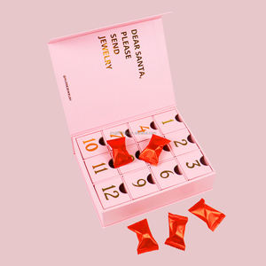 New Skin Care <b>Box</b> Packaging Cosmetic Makeup Blind Luxury Chocolate Perfume Packing <b>Box</b> 12 Days <b>Christmas</b> Advent Calendar <b>Box</b> - Product Image 3