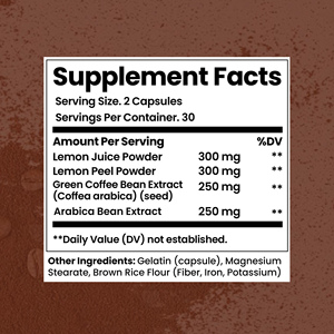 Cápsulas Supresoras del Apetito para el Control de Peso con Café Verde, Acelera el Metabolismo, Control del Apetito, Fórmula Quemagrasas - Product Image 2