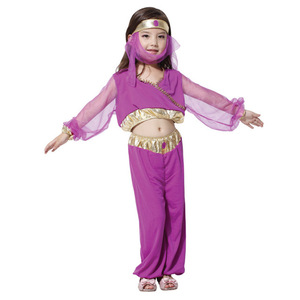 Disfraz de Danza del Vientre para Niños Unisex, Disfraz de Princesa Árabe para Halloween, Carnaval, Espectáculo, Fiesta de Disfraces - Product Image 4