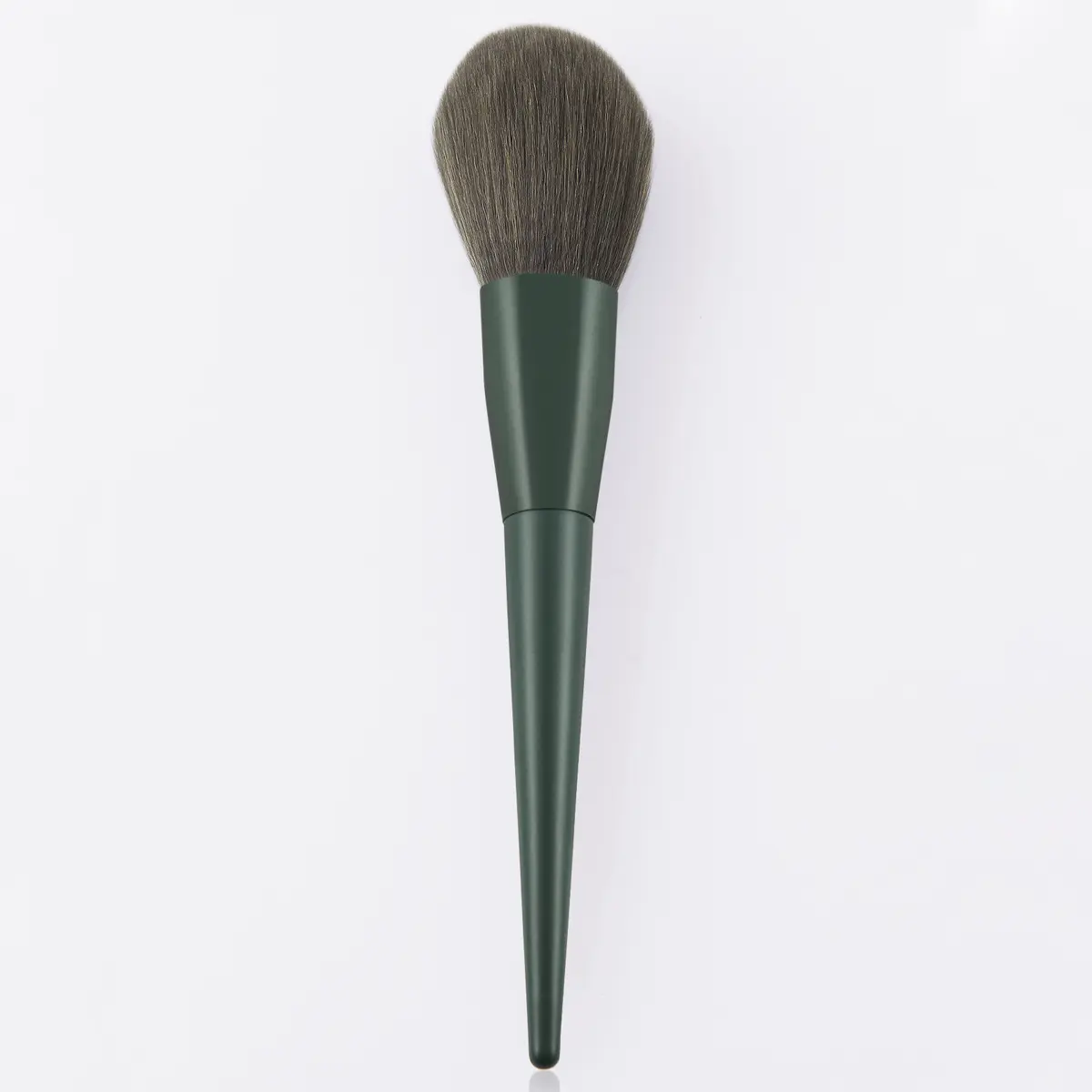 Einzelausführung dunkelgrüne Make-up-Pinsel Markenname Großhandel professionelle Marmor-ABS Einzelausführung Make-up-Pinsel