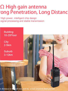 Anysecu UV-F9 PLUS 10W Dual Band vhf/uhf พลังงานสูงสองทางวิทยุพร้อม L805ตัวนับความถี่ - Product Image 4