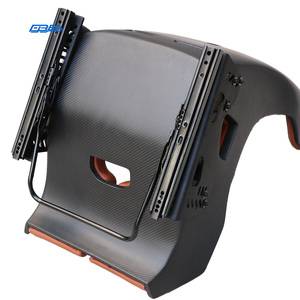 Asiento de coche de fibra de carbono seca personalizable en color y diseño con material de cuero Napa Alcantara para McLaren 540C - Product Image 4