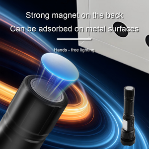 Linterna Recargable de Emergencia para Camping con Zoom Telescópico, Luz Láser Blanca Portátil de Doble Fuente y Alta Potencia para Exteriores - Product Image 5