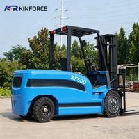 Chariot élévateur électrique à quatre roues pour le chargement et le déchargement, industrie lourde, Kinforce, qualité industrielle, haute puissance