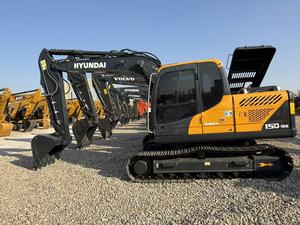 Excavatrice Hyundai 150-9s de 15 tonnes de haute qualité, d'occasion, livraison rapide, excavatrice moyenne d'occasion - Product Image 2
