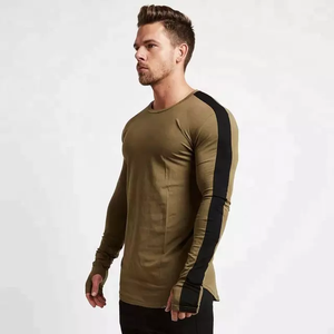 Custom Men's Olive Green Jersey Washed Breathable <b>Short</b> <b>Sleeve</b> <b>Sweatshirt</b> with Blank Design for Outdoor Sportwear - Product Image 2