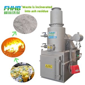 Incinérateur industriel à double chambre 20kg-500kg pour ordures/plastique/pneu-Incinérateur de déchets à économie d'énergie - Product Image 1