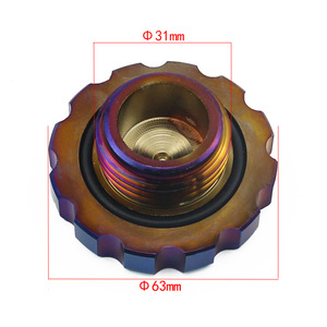 Bouchon de réservoir d'huile en alliage d'aluminium bleu pour Vigo Dmax, pièce de modification moteur - Product Image 5