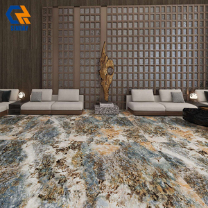 Carreaux de sol et de mur <span class=keywords><strong>en</strong></span> porcelaine brillante à texture de pierre moderne 600x1200mm, antidérapants, antibactériens, émaillés pour salle de bain, hôtel - Product Image 4