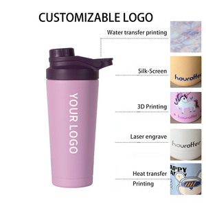 Custom 750ml Double Wall Stainless Steel Shaker Bottle Effortless Cleaning Protein Shaker for Gym Fitness Protein - Product Image 3
