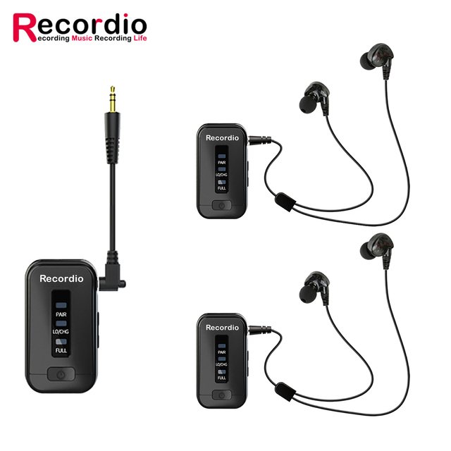GAW-VS02 One for Two Wireless Earphone Monitor Headphones Stage Outdoor Wireless Monitoring Bands Wireless Ear System
