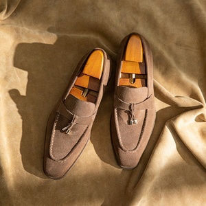 Zapatos de Vestir Formales y Casuales de Cuero Genuino Hechos a Medida de Alta Gama para Hombre, Ideales para Conducir - Product Image 6