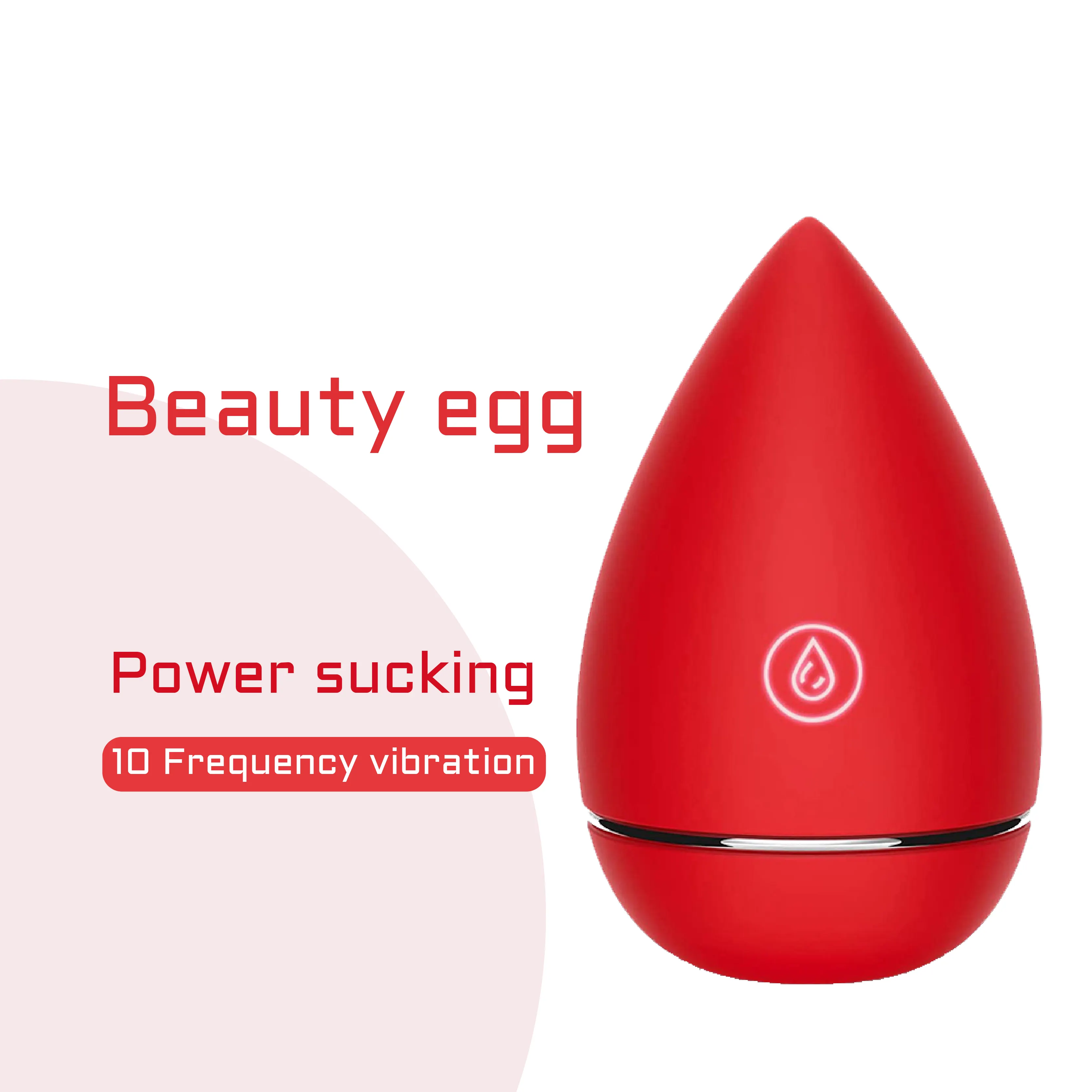 Desain baru mengisap Vibrator klitoris mawar kontrol cinta telur silikon tahan air bola Vibrator produk seks dewasa