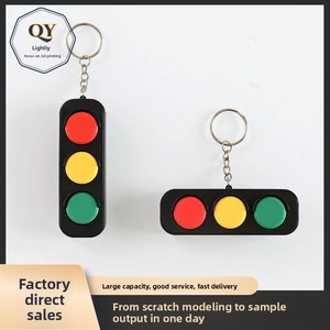 Llavero con colgante de semáforo impreso en 3D, spinner de dedo, amuleto para mochila, modelo QY-2991 - Product Image 3