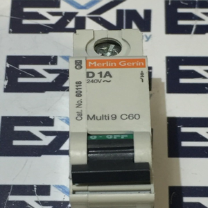 Plc 60118 <strong>D1a</strong> Multi 9 C60 Circuit Breaker, 1-<strong>pole</strong> 240v 1a for Warranty Product - Product Image 1
