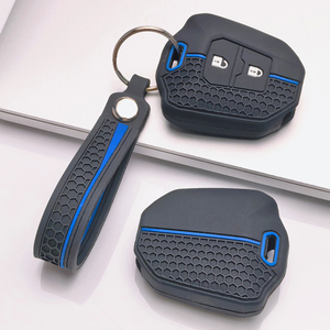 Llavero Deportivo de Silicona con Cordón para Isuzu D-Max, <span class=keywords><strong>MU</strong></span>-X, V-Cross, Serie F, Serie N, Rodeo, Portátil, Recto, Antipérdida - Product Image 1