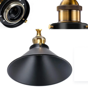 Zeal Lighting E26 Black Iron Wall Lamp Modern <b>Vintage</b> Industrial Design LED Light Source for Indoor Use <b>Bed</b> Side Wall Lighting - Product Image 2