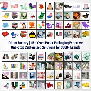 Boîte de présentation en carton personnalisée en gros, boîte cadeau vide pour expédition, emballage rigide avec estampage doré pour le point de vente au détail - Product Image 5