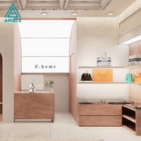 Système de présentoirs modulaires en métal professionnels personnalisés pour magasins de vêtements, aménagements de boutiques de détail, design intérieur pour vêtements de sport