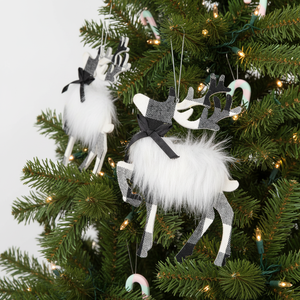 تخفيضات 2026: تذكارات فاخرة على شكل غزلان لتزيين شجرة عيد الميلاد - Product Image 1