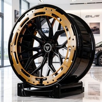 Jantes forgées sur mesure FHJ 2 pièces à concavité profonde 5x112 5x120 5x114.3, jantes en alliage pour voiture tout-terrain de 17, 18, 19, 20, 21, 22, 23 pouces