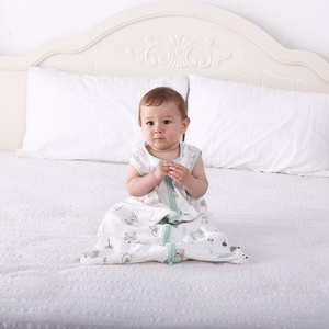 <span class=keywords><strong>Sacco</strong></span> Nanna per Neonati in Cotone Senza Maniche con Cerniera, Fatto a Mano, Estivo, Traspirante, per Bambini - Product Image 4