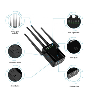 ตัวขยายสัญญาณไวไฟขายดี พร้อมพอร์ตอีเธอร์เน็ต 1200Mbps สำหรับสำนักงานและบ้าน รุ่น LGX-D92 ขยายสัญญาณไวไฟในบ้าน - Product Image 3