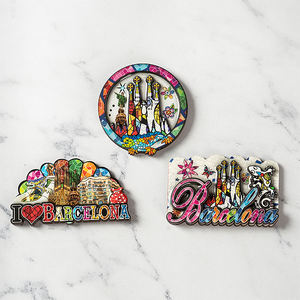 3 giorni di campioni di resina/legno, paesi stampati e dipinti a mano in tutto il mondo magneti per frigo con Design personalizzato - Product Image 5