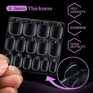 Adhésifs pour ongles en résine, 15 tailles, autocollants pour ongles |   Ongles artificiels autocollants imperméables et longue durée - Product Image 2
