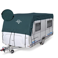 Housse de toit de camping-car de luxe pour protection contre les intempéries, olive nuit, 32', toile de qualité marine, imperméable à la neige, housse de camping-car, caravane, remorque