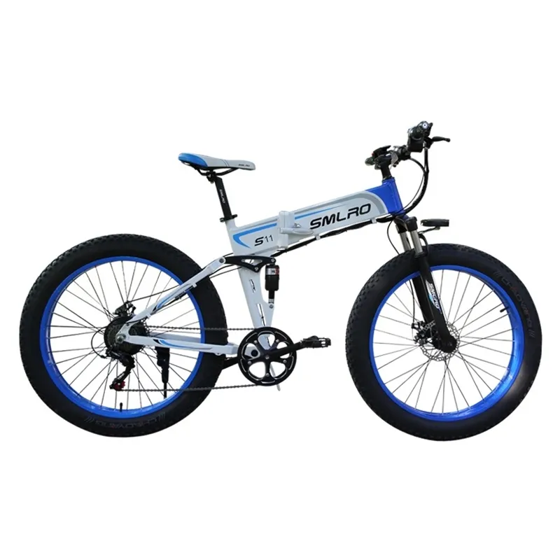 Vélo électrique pliant en fibre de carbone, vtt, moteur de 48v, 350w, 500w, 1000w, 26 pouces