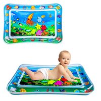 Tapis aquatique gonflable en PVC pour bébé, motif animaux marins, jouet éducatif, adapté aux hommes et aux femmes, matériau sûr