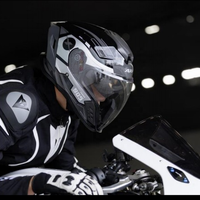 Casque de moto 905 Blade Ghost Face en ABS avec double visière, emplacement pour écouteurs Bluetooth, certifié 3C/DOT, version améliorée